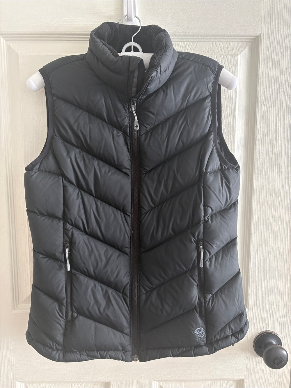 Mountain Hardwear Black Chevron Quilted Insulated Women's Vest